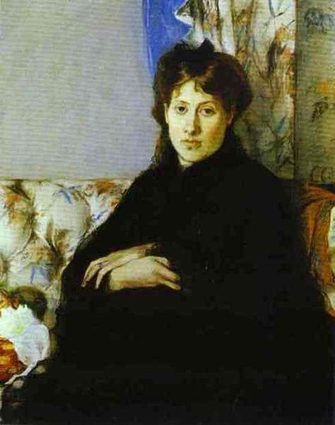 Berthe Morisot Portrait of a Woman Sweden oil painting art